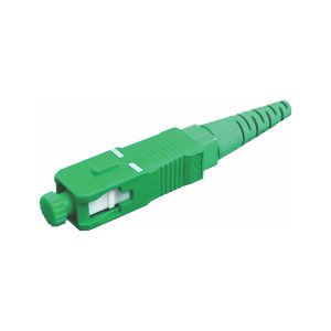 Conector SC Verde en ángulo APC