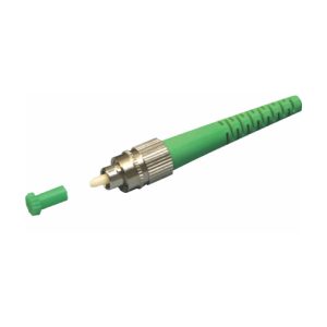 Conector FC Verde en ángulo APC