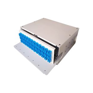 Distribuidor óptico de  4U de Rack color marfil  19” a 23”