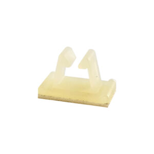 Clip sujeta cables c/adhesivo
