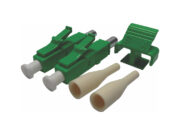 Conector LC Verde en ángulo APC (Duplex)