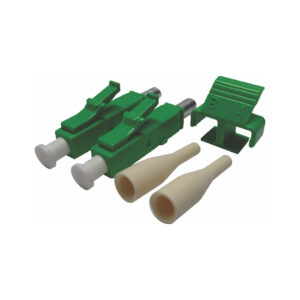 Conector LC Verde en ángulo APC (Duplex)