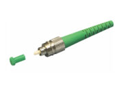 Conector FC Verde en ángulo APC