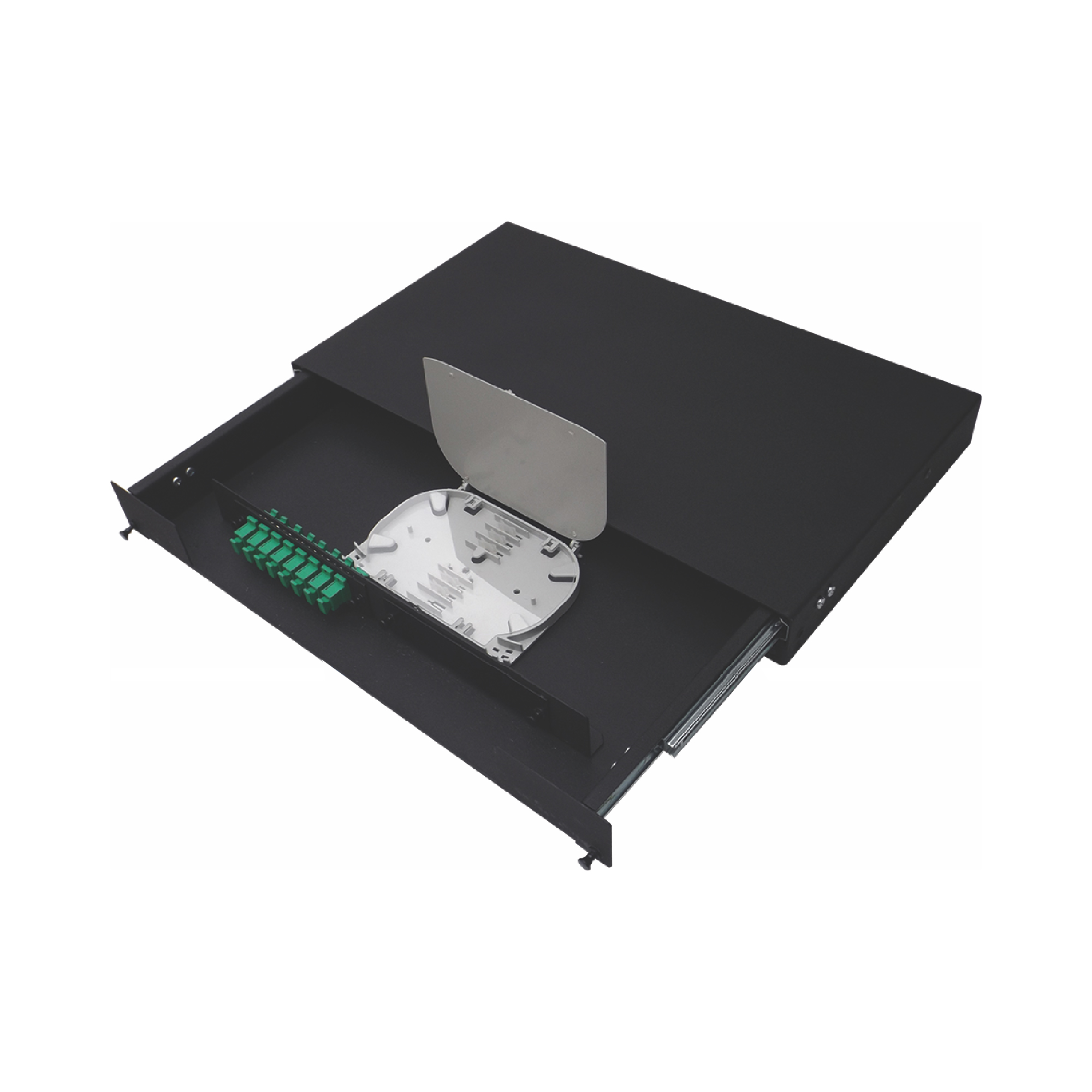 Distribuidor óptico de 1U de Rack 19” a 23”