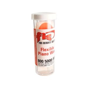 Cuerda de piano ﬂexible